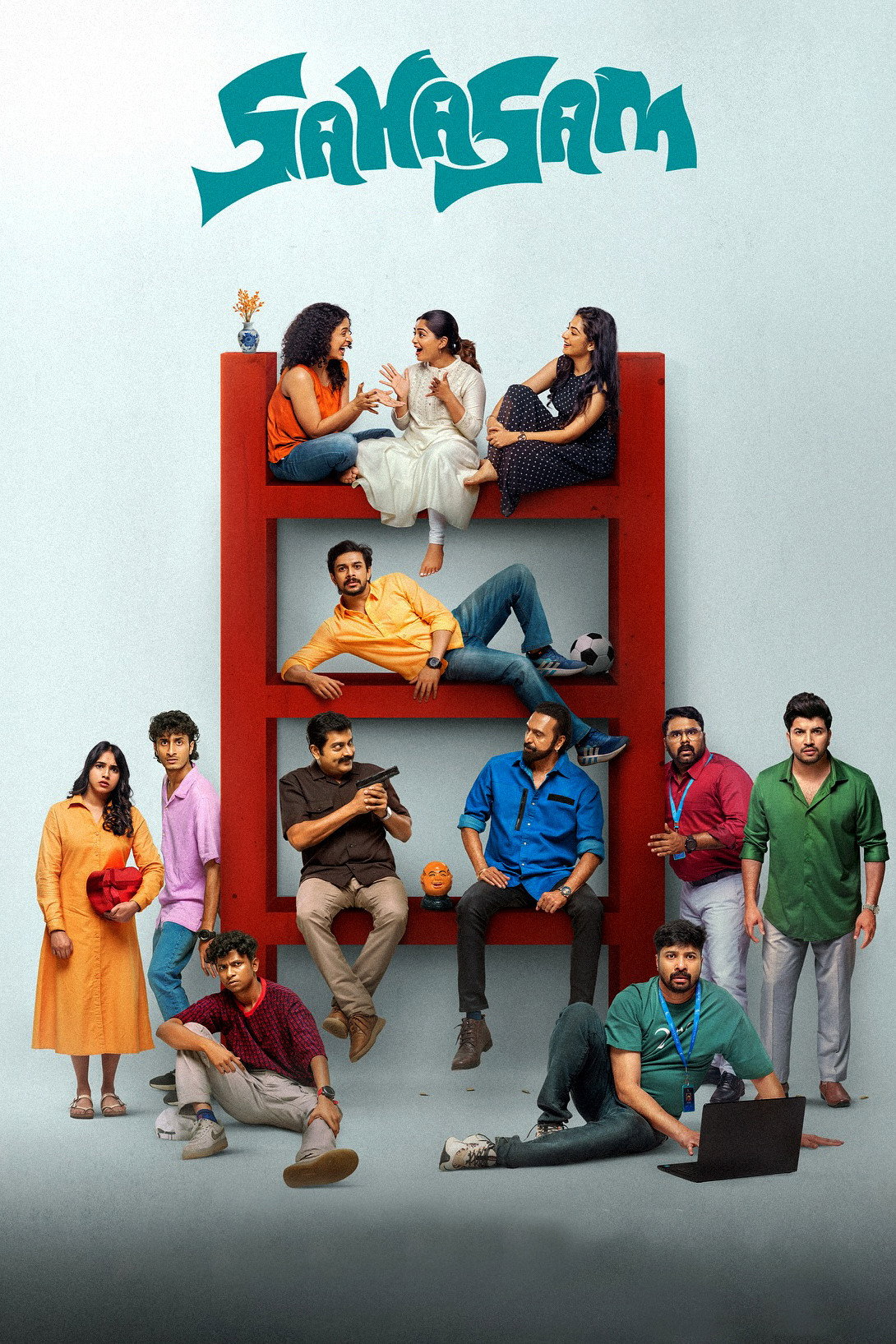 Sahasam Hindi Dubbed Movie Poster (2025)