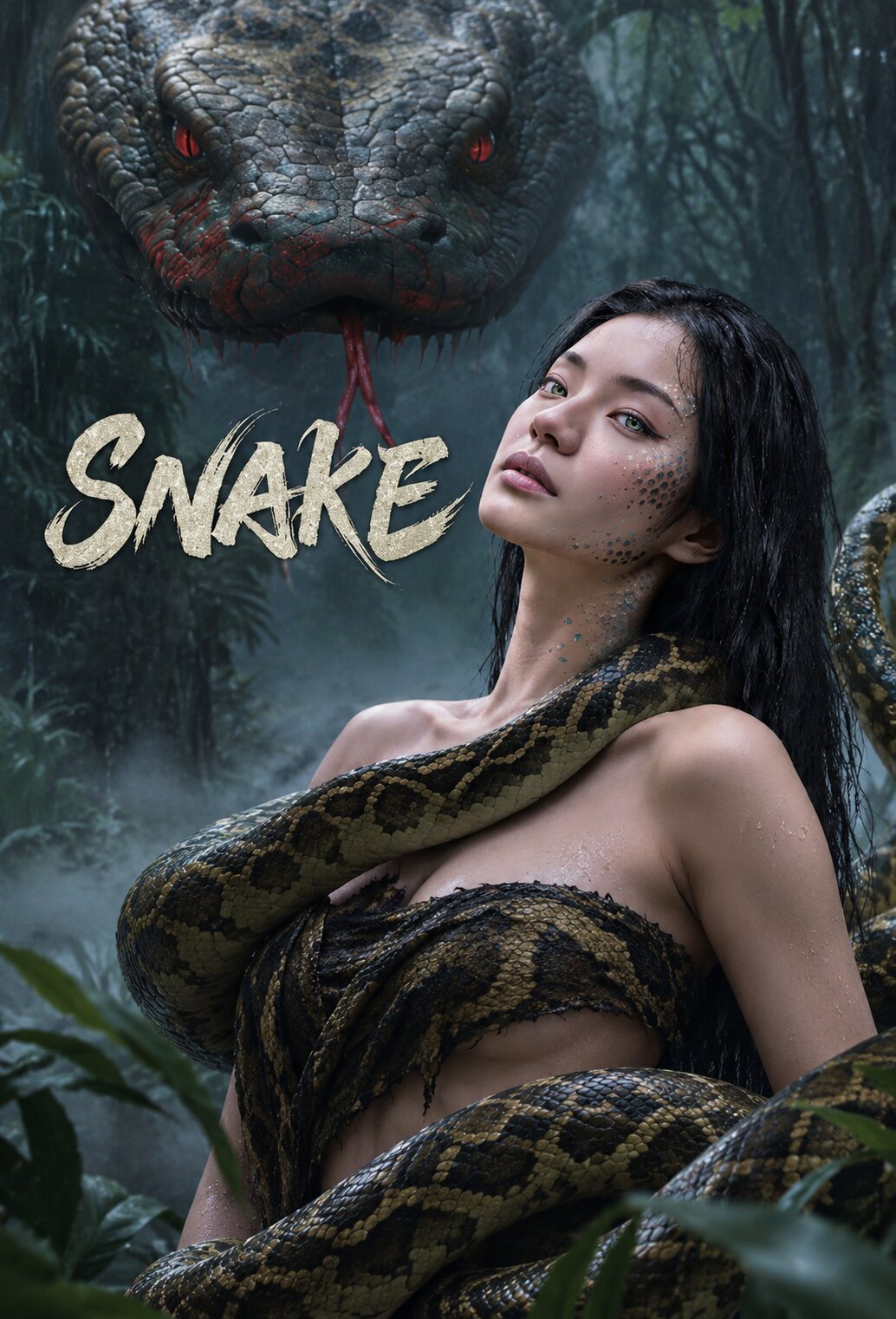 Snake Woman Hindi Dubbed Movie Poster (2025)