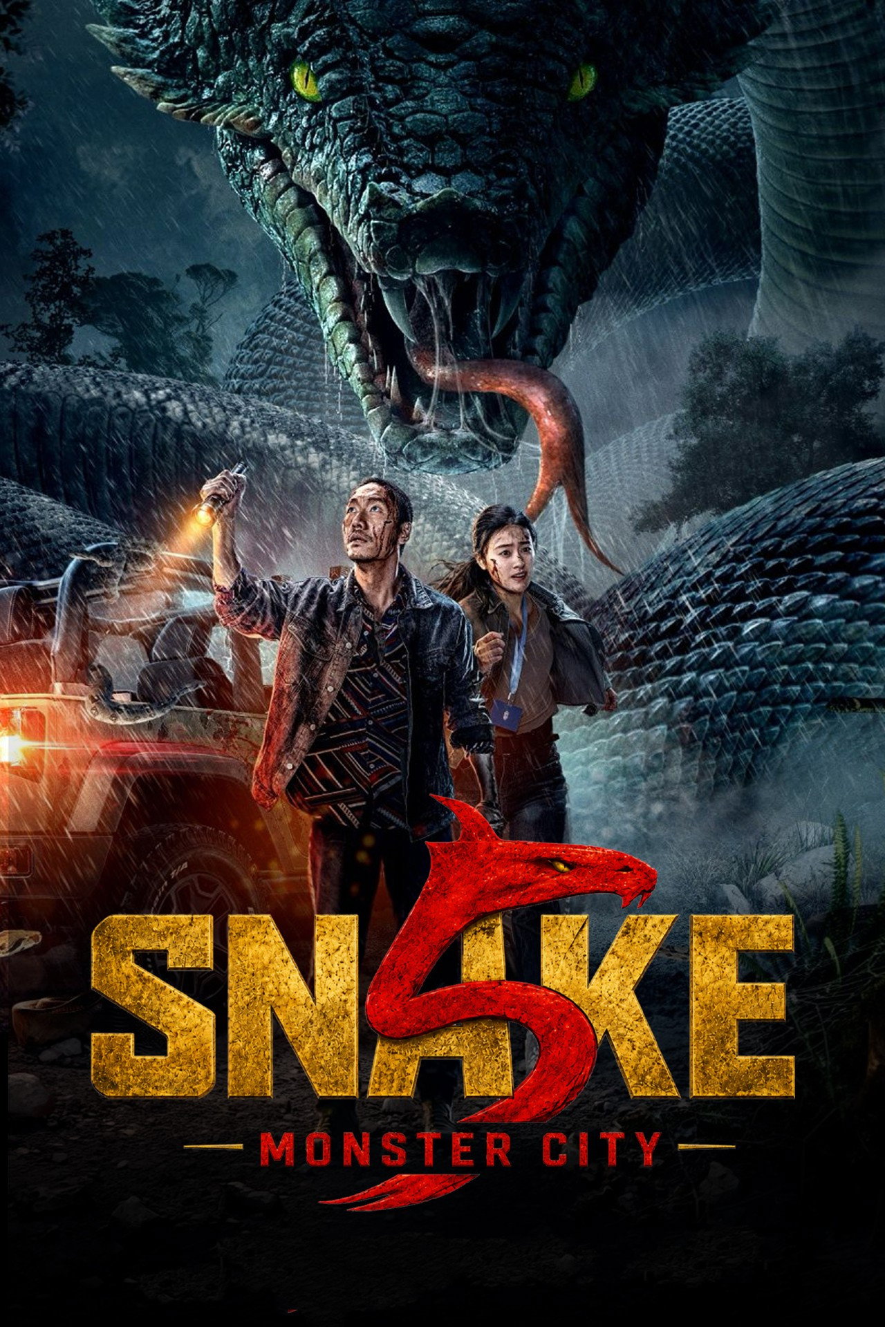 Snake 5: Monster City Hindi Dubbed Movie Poster (2026)