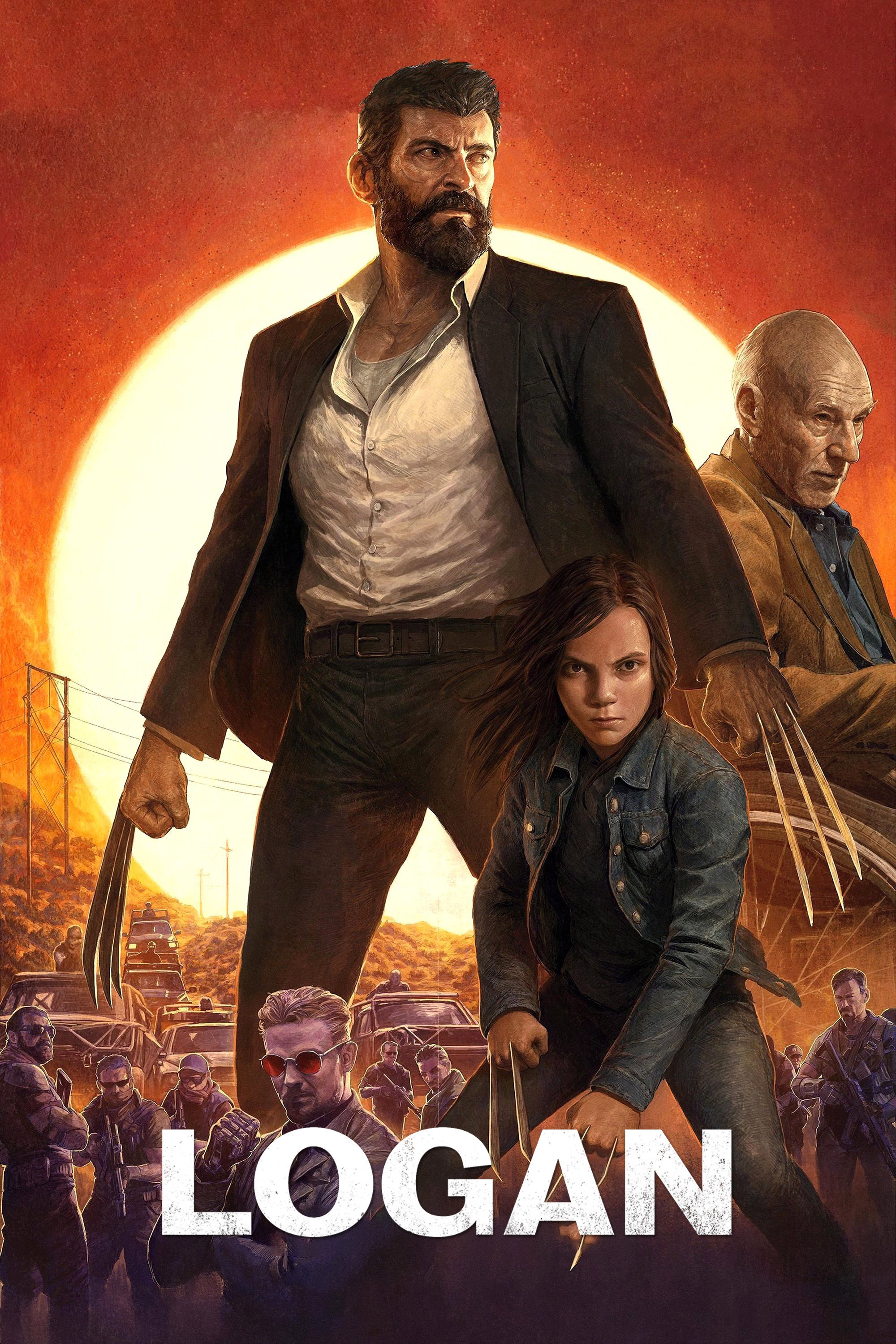 Logan Hindi Dubbed Movie Poster (2017)